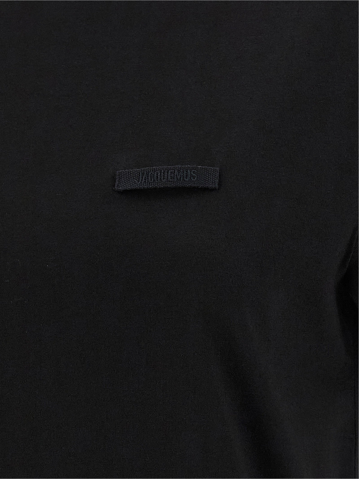 Jacquemus Le T-shirt Gros-grain T-shirt Black