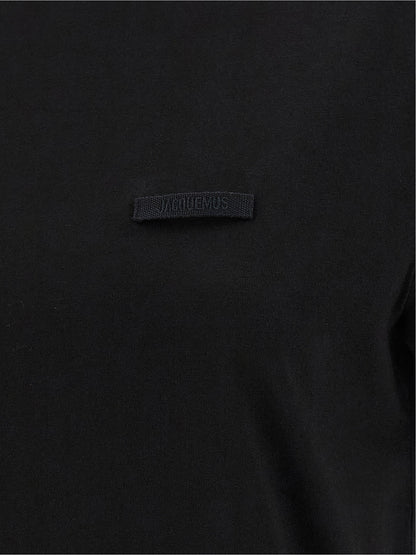 Jacquemus Le T-shirt Gros-grain T-shirt Black