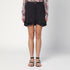 ISABEL MARANT Étoile Breenea cotton mini skirt with ruffled hem black