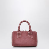 The Attico Pink Suede Friday Mini Bag with Double-Zip Closure Pink