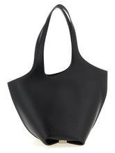The Attico La Scoop Medium Shoulder Bag Black