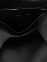 The Attico La Scoop Medium Shoulder Bag Black