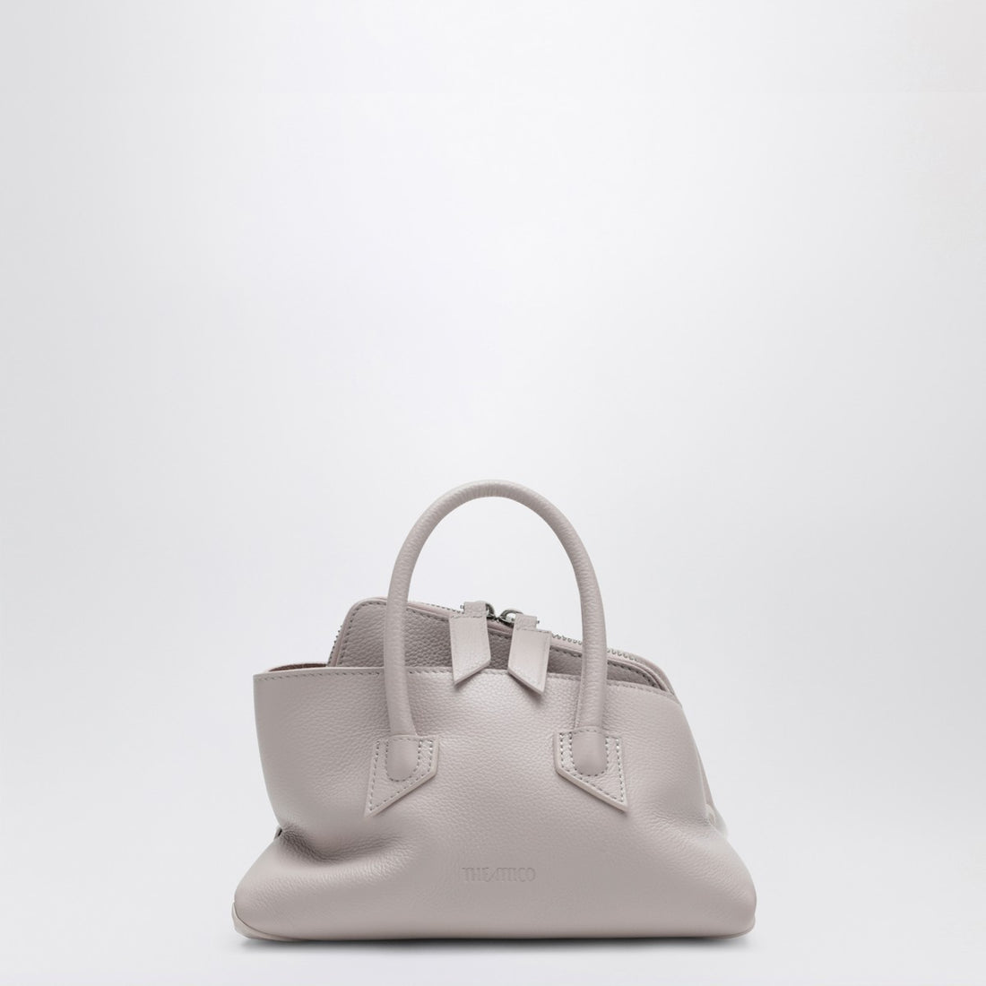 The Attico Light Mauve Grain Leather La Passeggiata Mini Bag Purple