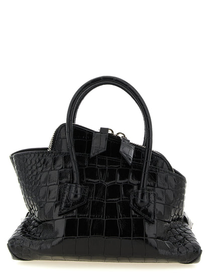 The Attico La Passeggiata Mini Handbag Black  