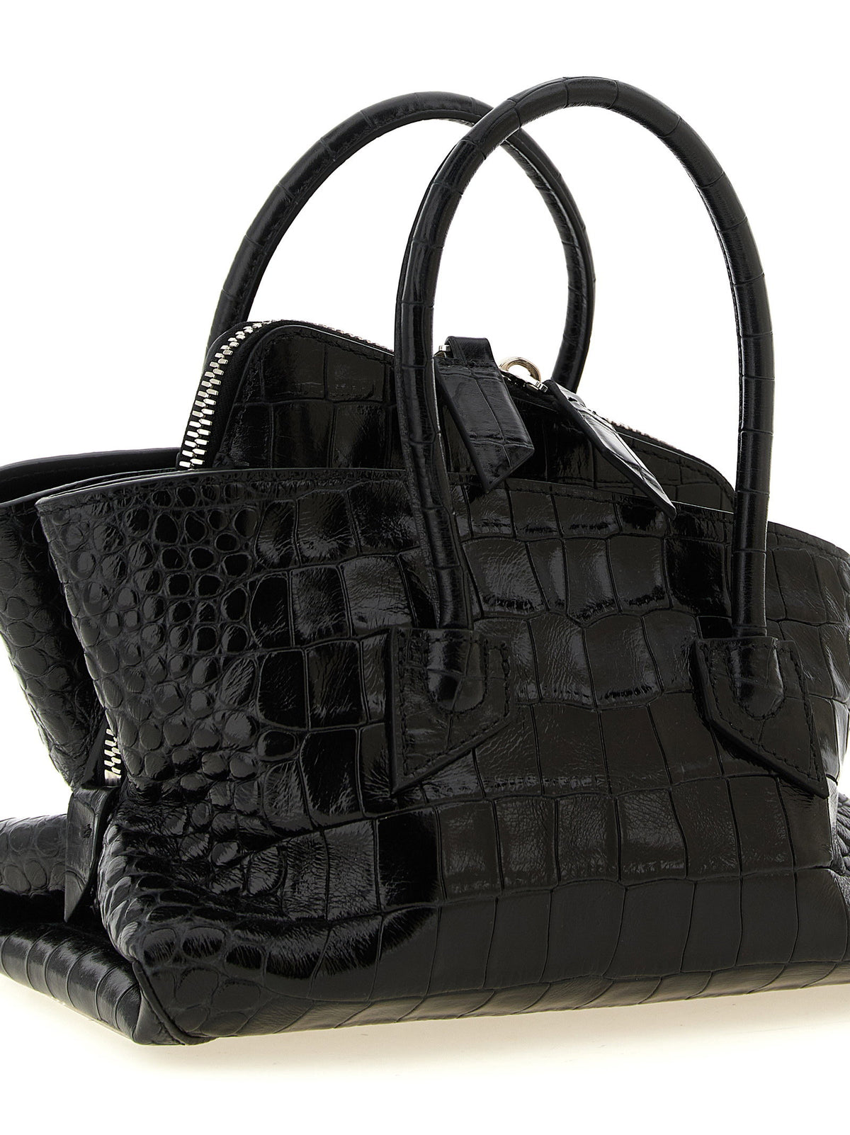 The Attico La Passeggiata Mini Handbag Black  