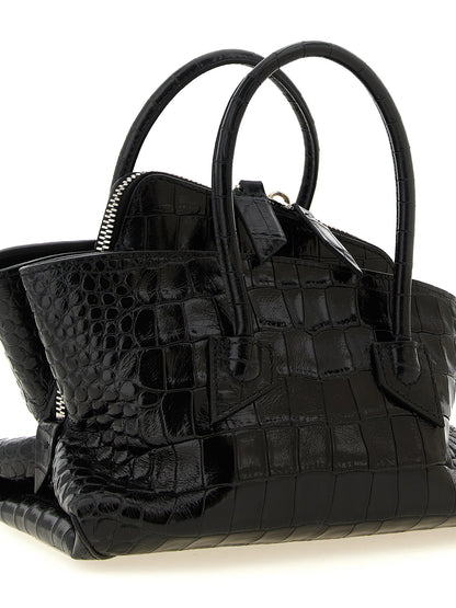 The Attico La Passeggiata Mini Handbag Black  