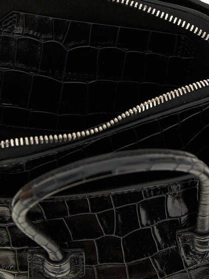 The Attico La Passeggiata Mini Handbag Black  