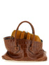 The Attico La Passeggiata Mini Handbag Brown