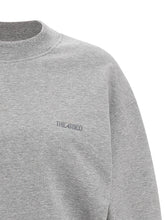 The Attico Mélange Sweatshirt Dress Gray
