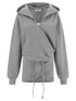 The Attico Hooded Dress Gray