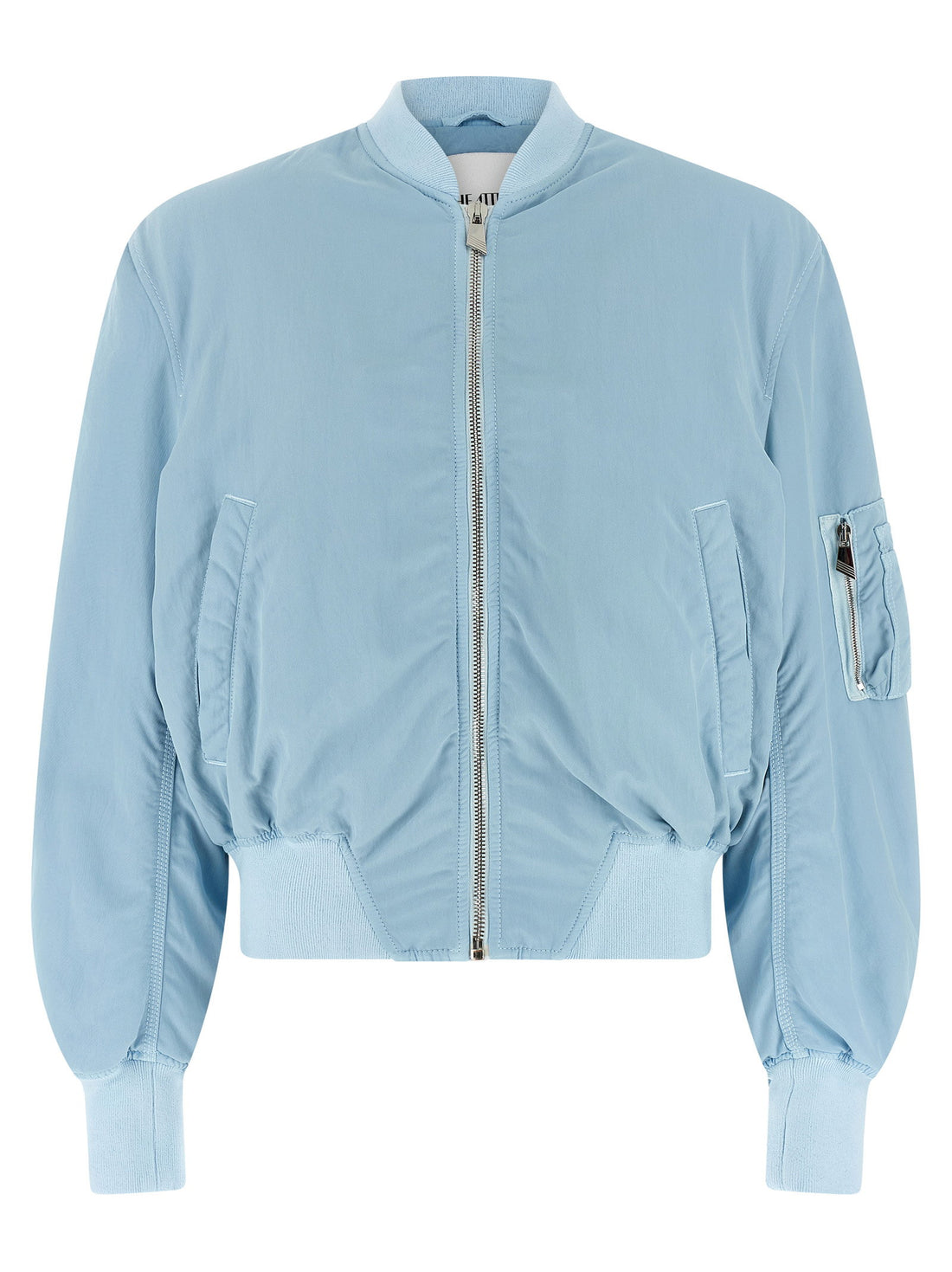 The Attico Anja Bomber Jacket Light blue