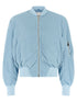 The Attico Anja Bomber Jacket Light blue