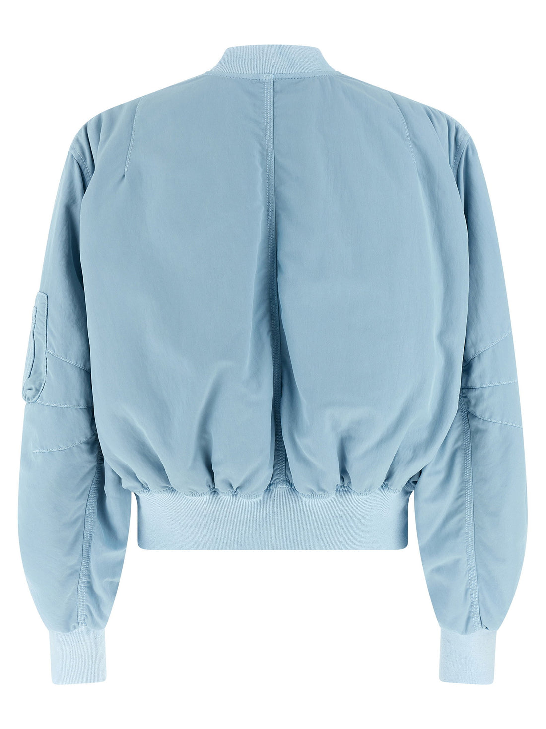 The Attico Anja Bomber Jacket Light blue