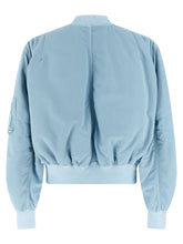 The Attico Anja Bomber Jacket Light blue