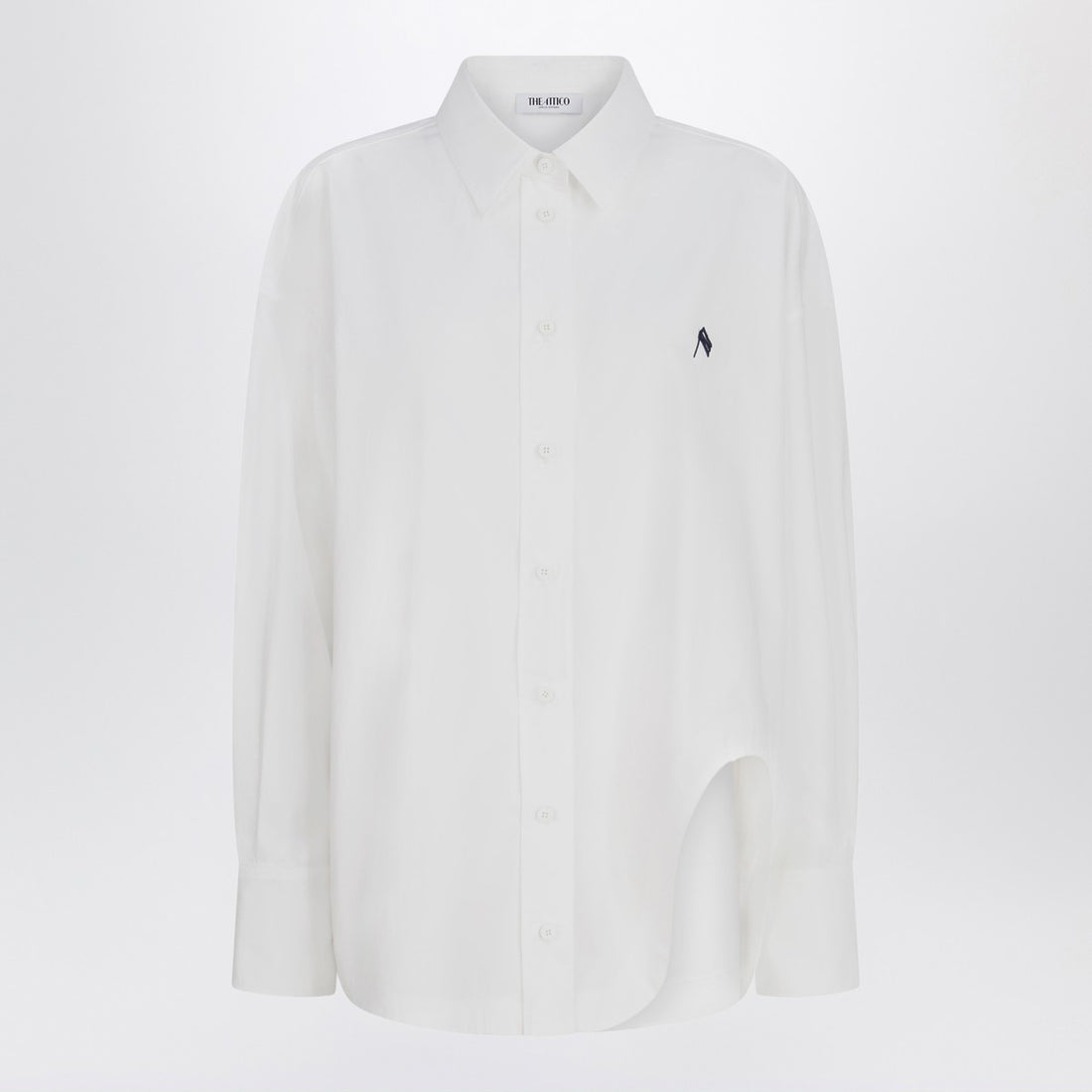 The Attico Oversized Cotton Shirt White