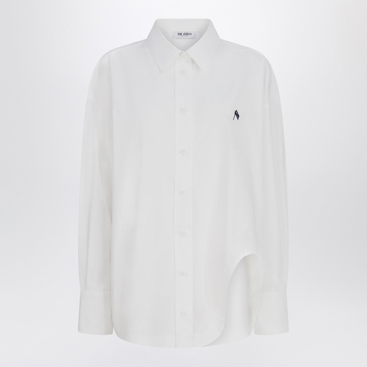 The Attico Oversized Cotton Shirt White