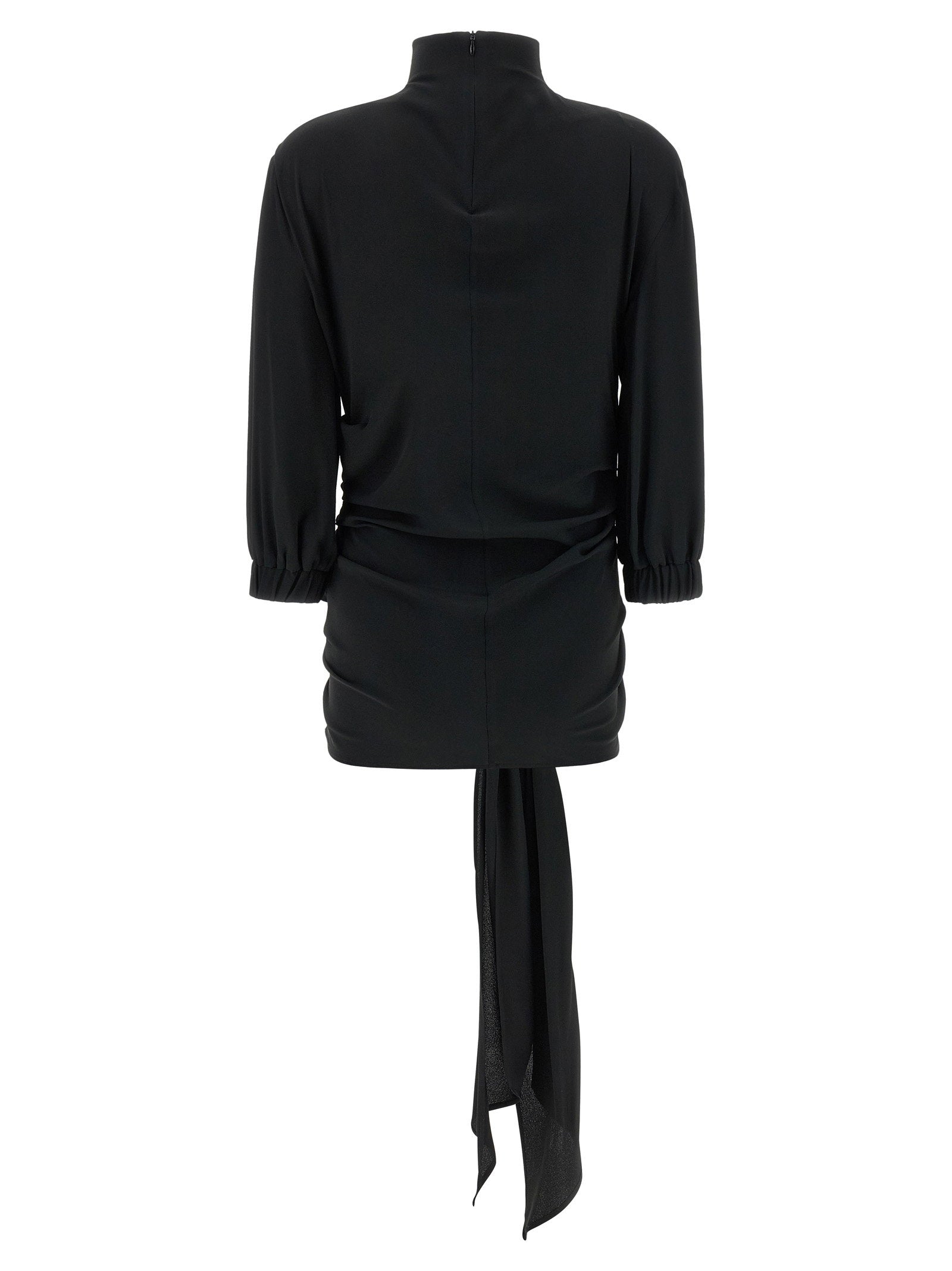 The Attico Sash Top Black