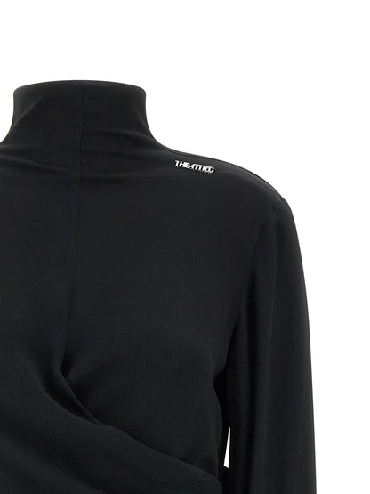The Attico Sash Top Black