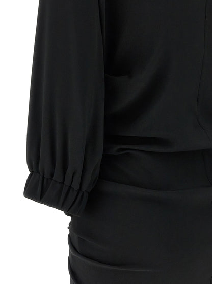 The Attico Sash Top Black