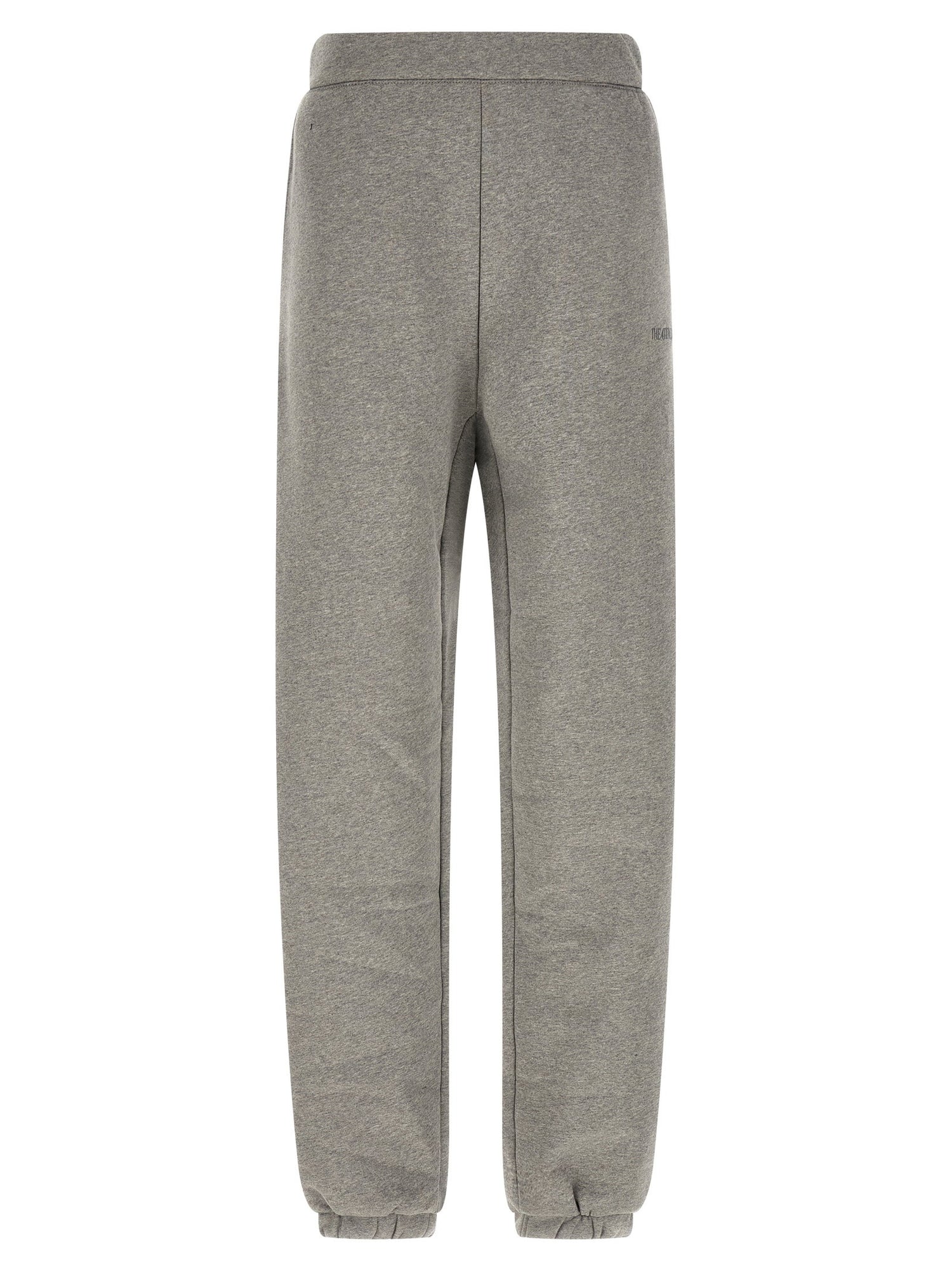 The Attico Logo Embroidery Joggers Gray