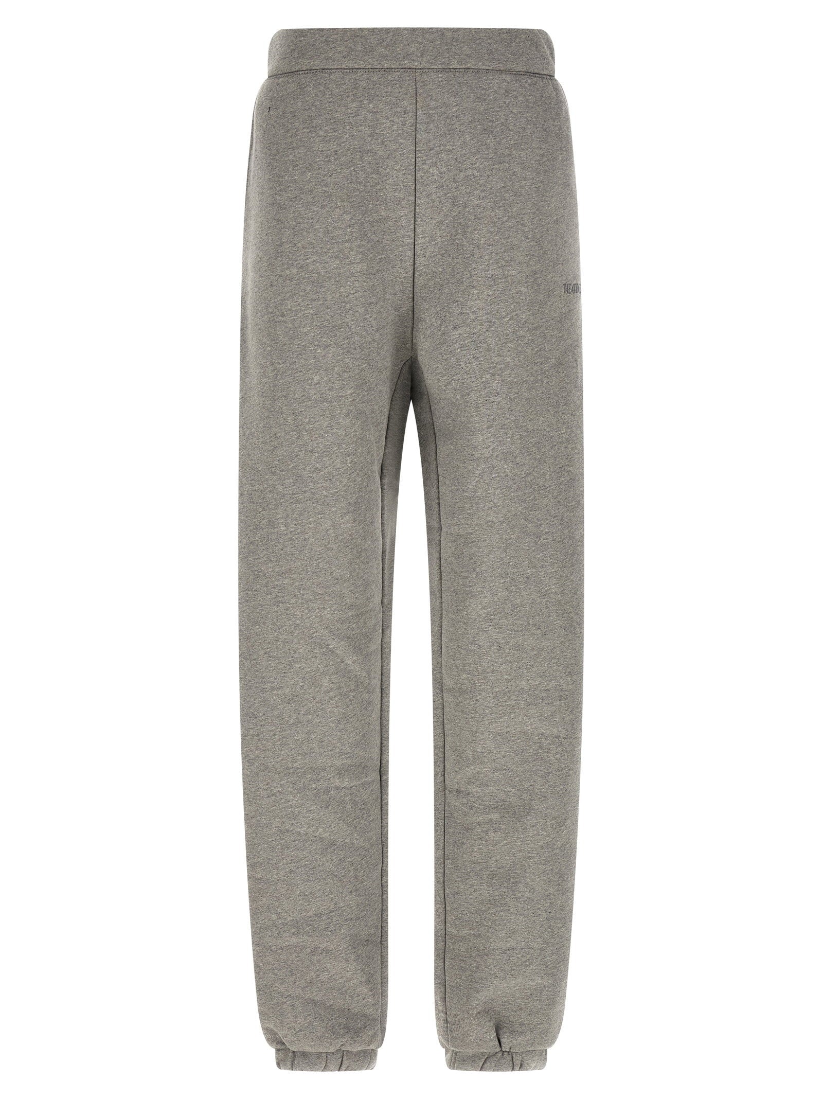 The Attico Logo Embroidery Joggers Gray