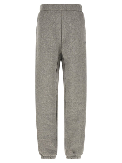The Attico Logo Embroidery Joggers Gray