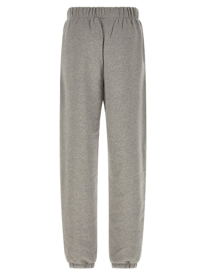 The Attico Logo Embroidery Joggers Gray