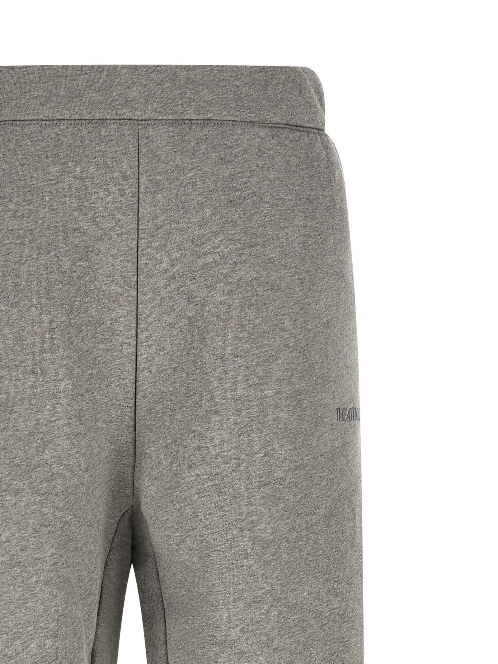 The Attico Logo Embroidery Joggers Gray