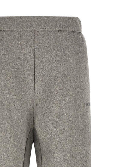 The Attico Logo Embroidery Joggers Gray