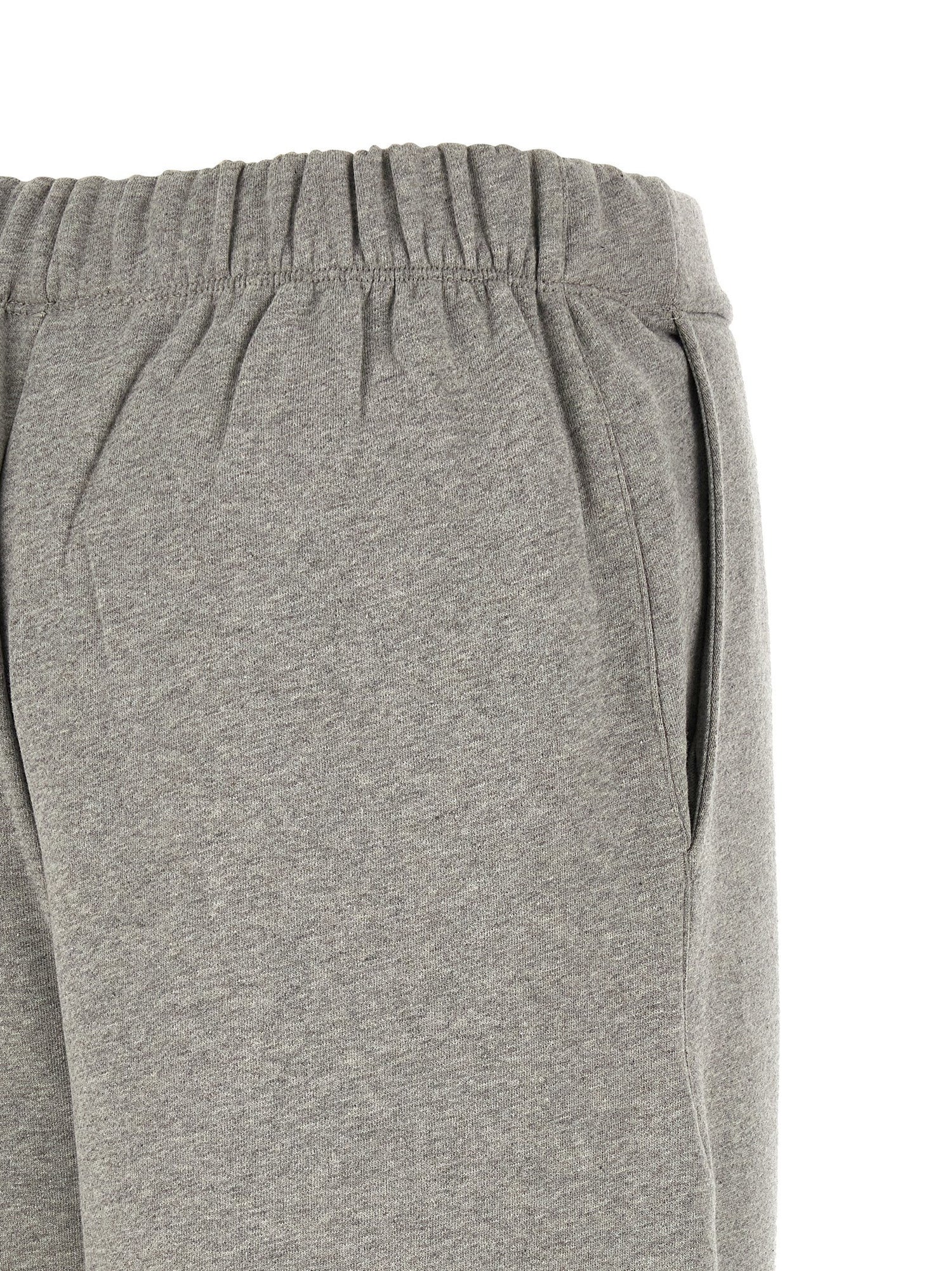 The Attico Logo Embroidery Joggers Gray