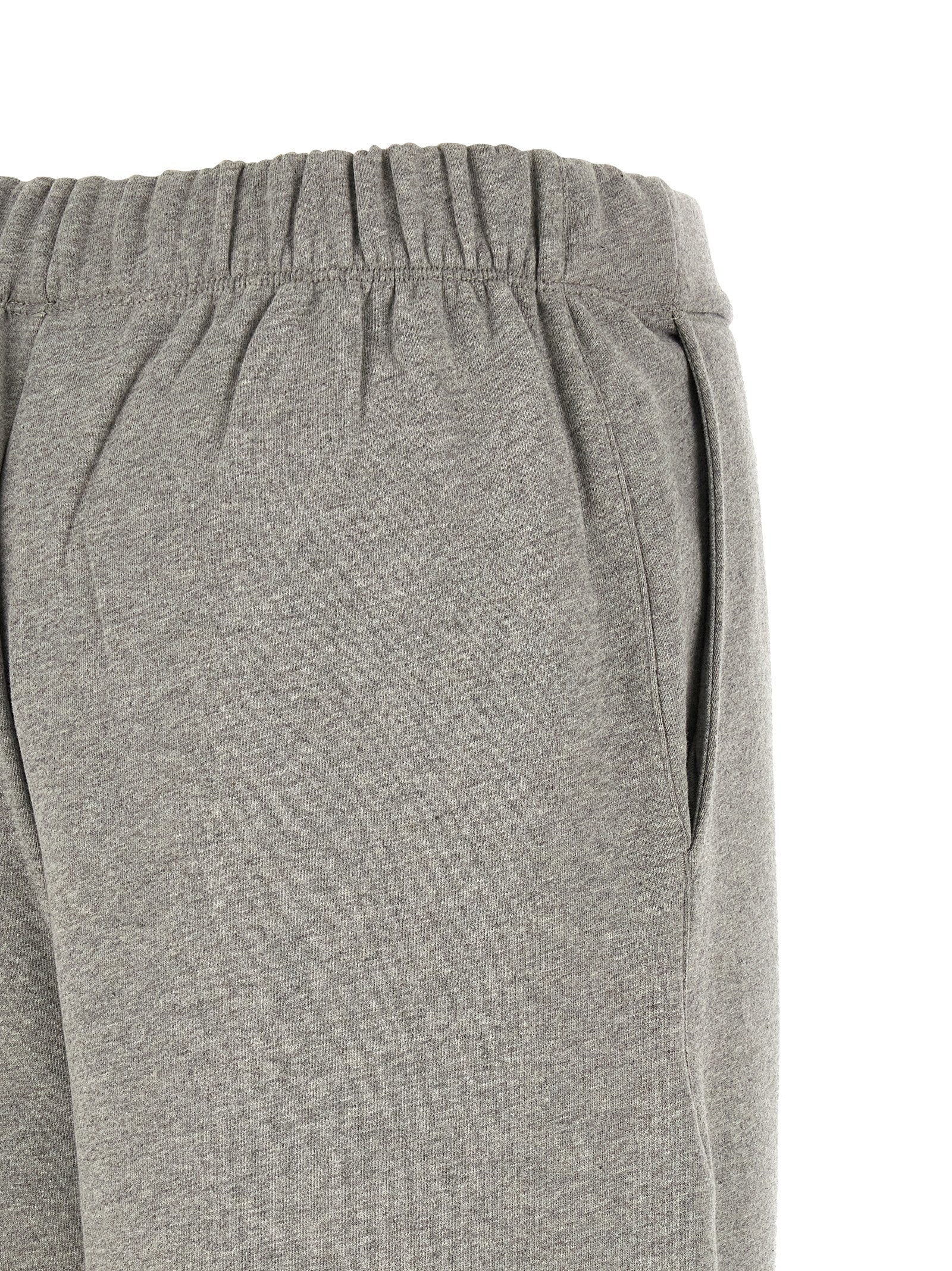 The Attico Logo Embroidery Joggers Gray
