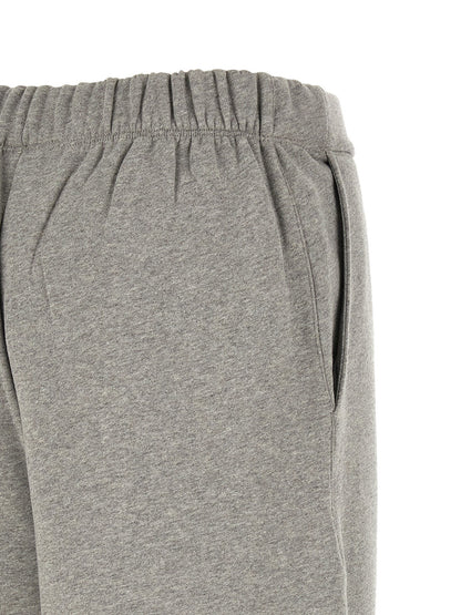 The Attico Logo Embroidery Joggers Gray
