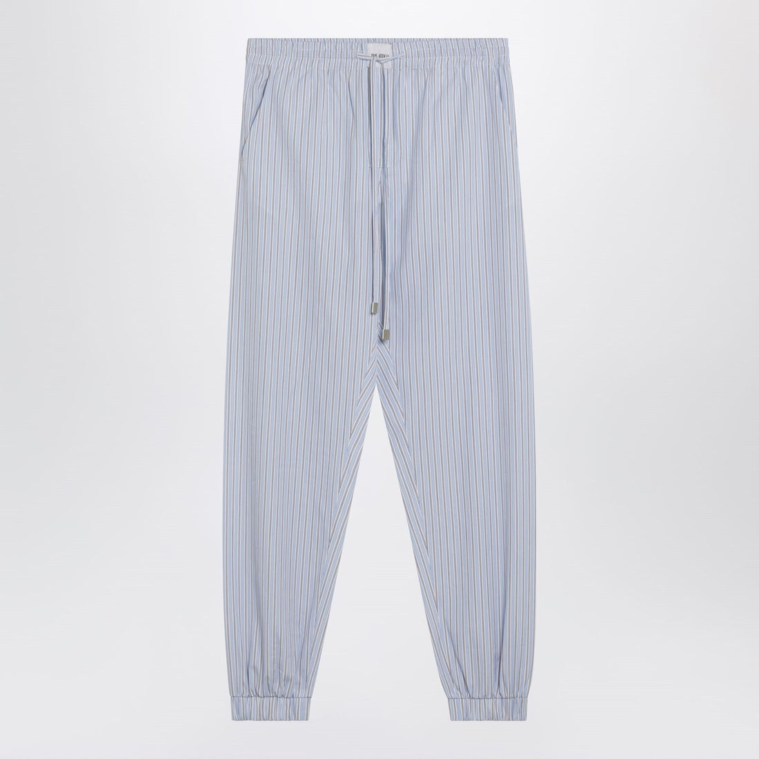 The Attico Light Blue Striped Poplin Trousers Light blue