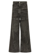 The Attico Cut-out Jeans Black