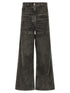 The Attico Cut-out Jeans Black