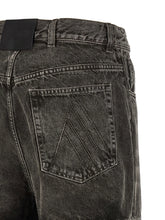 The Attico Cut-out Jeans Black