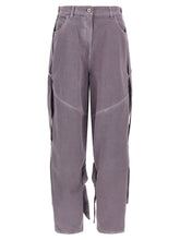 The Attico Garment-dyed Jeans Purple