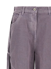 The Attico Garment-dyed Jeans Purple