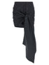 The Attico -bow Skirt Black
