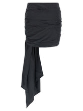 The Attico -bow Skirt Black