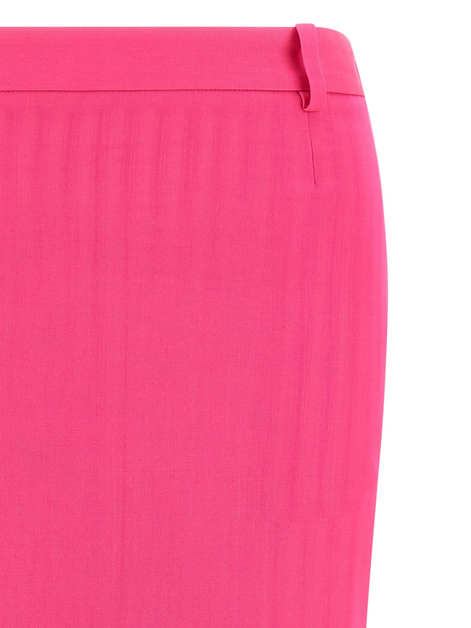 The Attico Double Layer Skirt Fuchsia