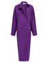 The Attico Chemisier Dress Purple