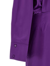 The Attico Chemisier Dress Purple