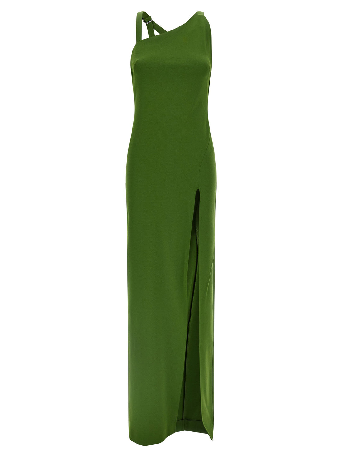 The Attico Strap Dress Green