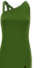 The Attico Strap Dress Green