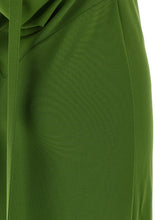 The Attico Strap Dress Green