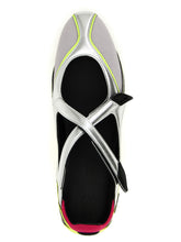 The Attico Floor 01 Ballet Flats Silver