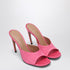 The Attico Fuchsia Betta Leather High-Heel Mules Pink
