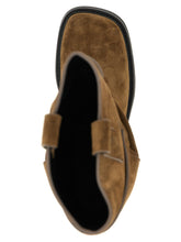 The Attico Robin Passeggiata Combat Boots Brown