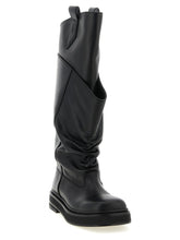 The Attico Robin Passeggiata Combat Boots Black